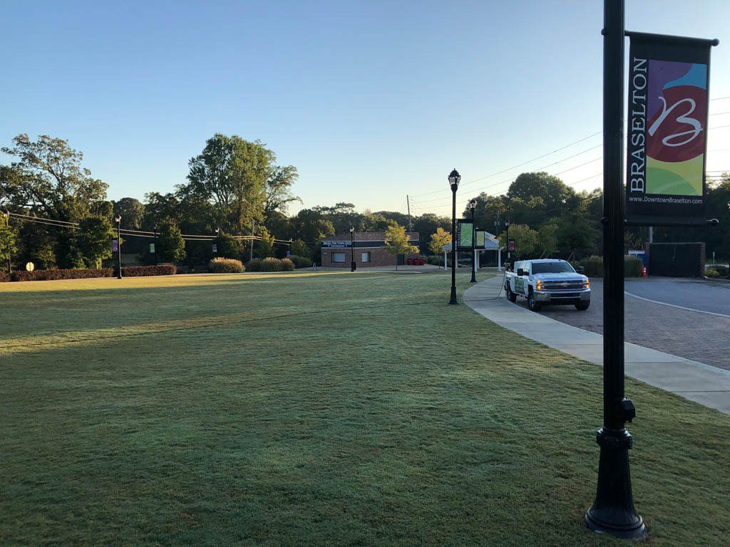 A park with a sign that says brasil park