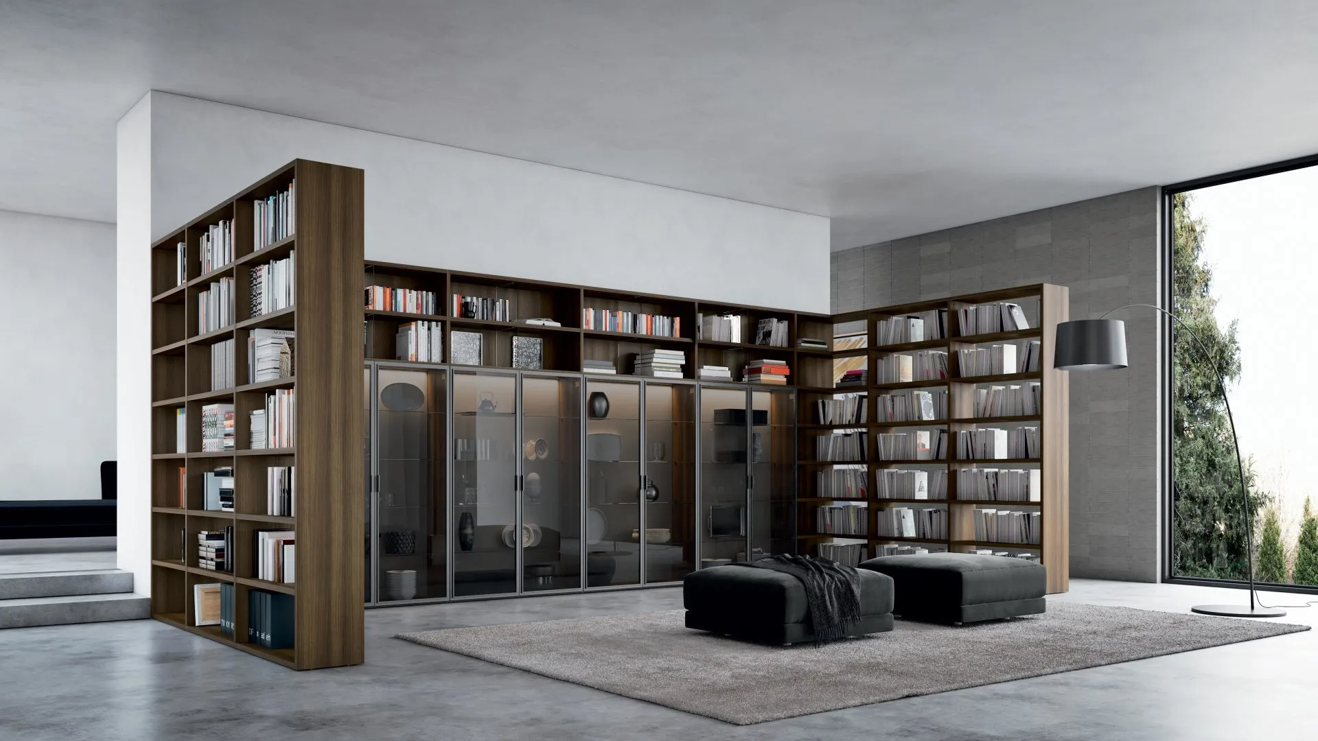 Bespoke Library shelves and furniture