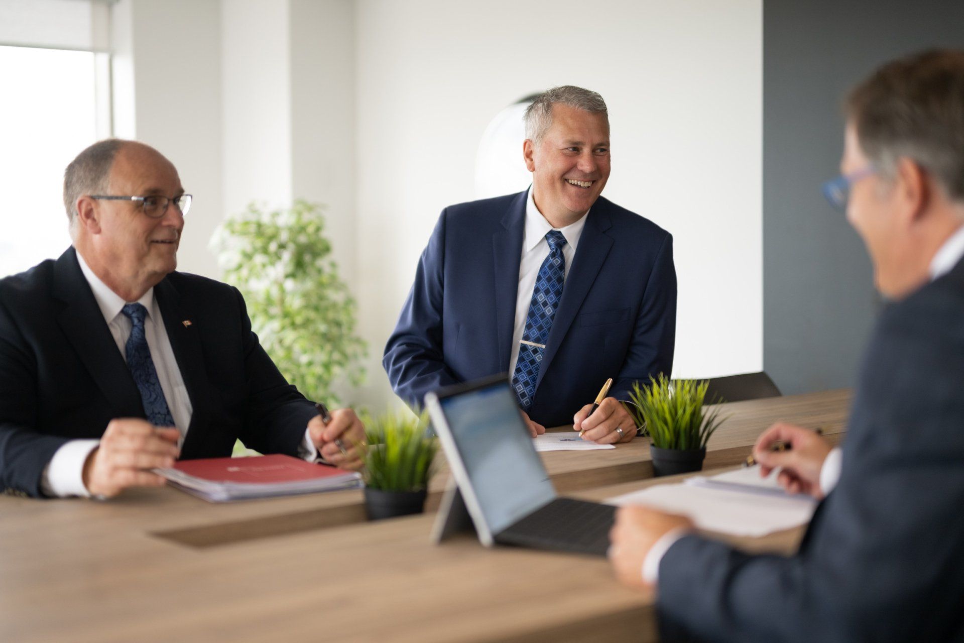 Prizeman helping clients with financial needs