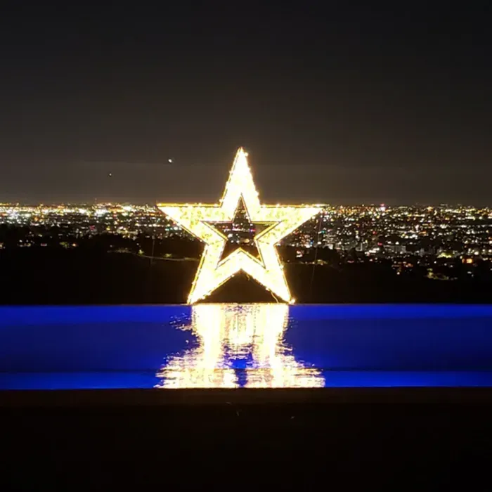 3D ILLUMINATED METAL STAR