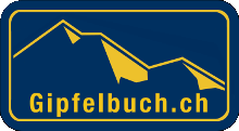 Ein blau-gelbes Logo für gipfelbuch.ch