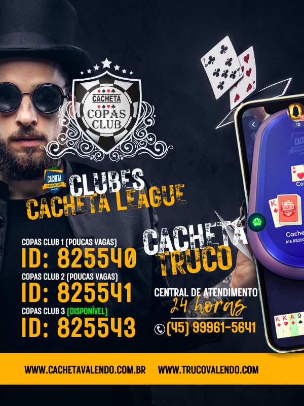 Truco Online Valendo - Clube de Truco no App Cacheta League