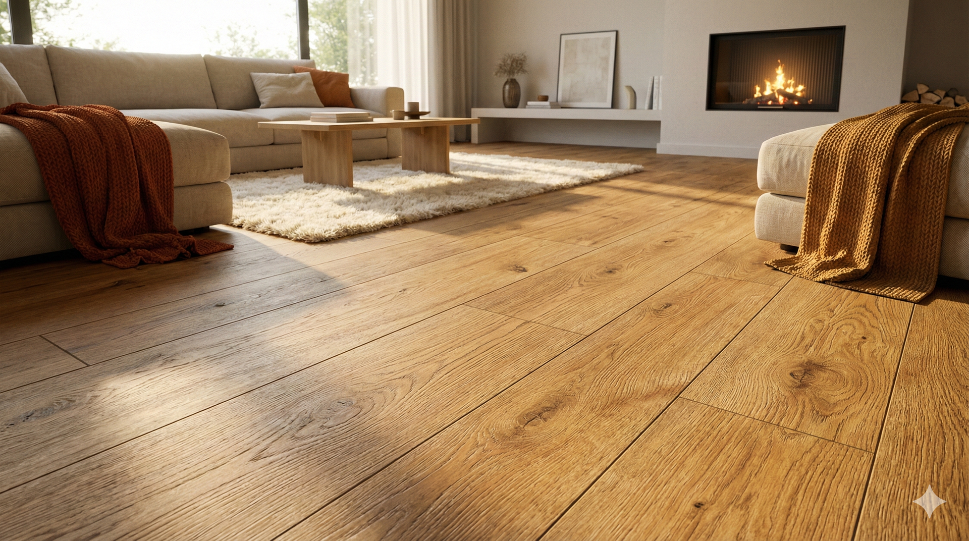 Imitacija lesa - keramika, za boljši izkoristek talnega gretja