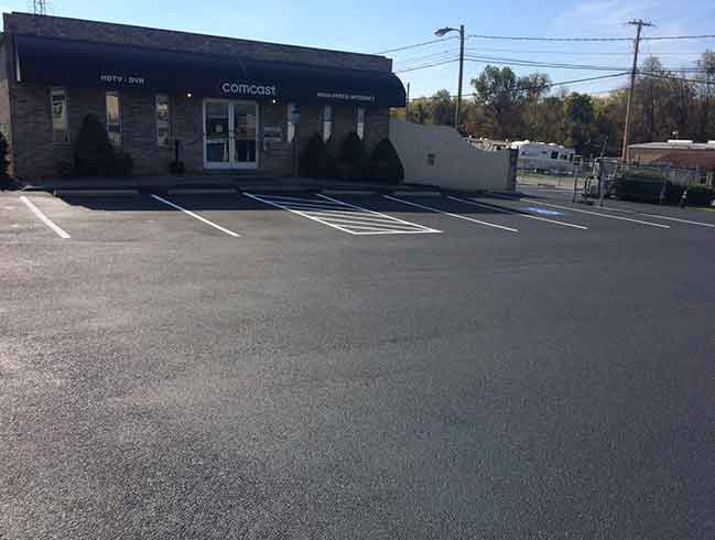 parking view - paving in Abington, WV.