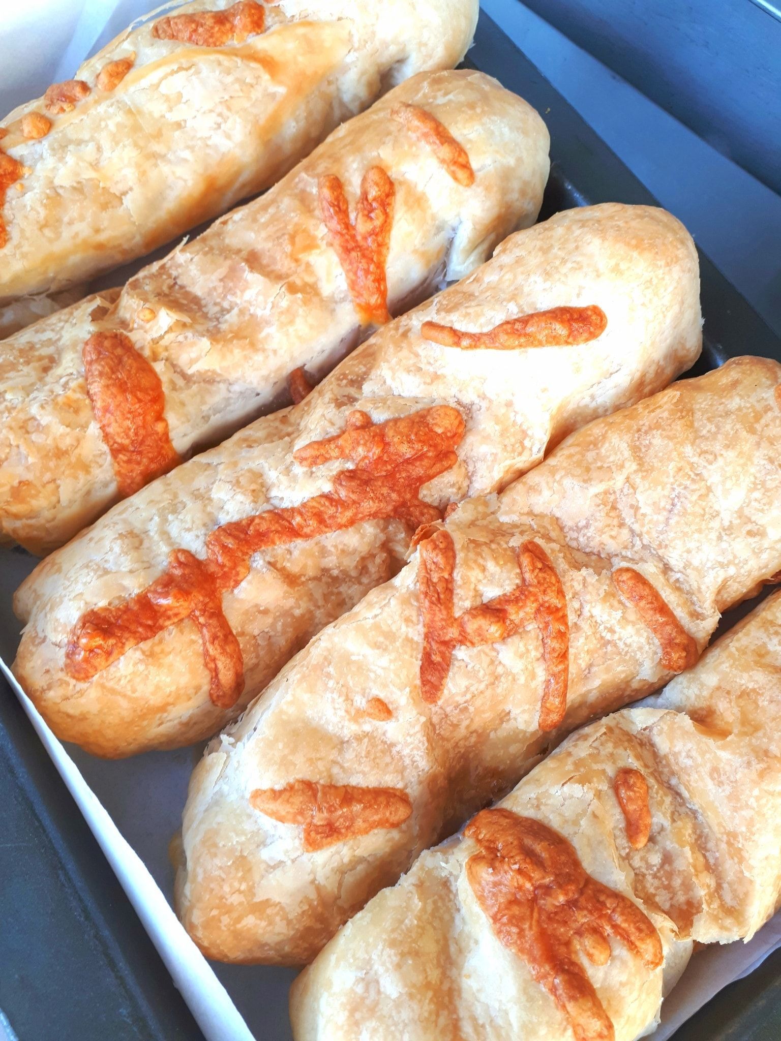 Close-up of Golden, Baked Breadsticks — Mels Catering in Clermont, QLD
