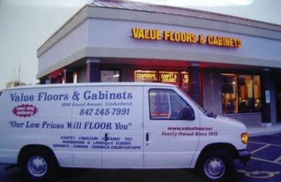 flooring storefront — Flooring and Cabinets in Lindenhurst, IL