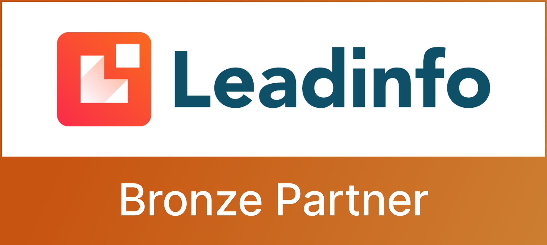 The leadinfo logo is a bronze partner.