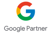 A google partner logo on a white background.