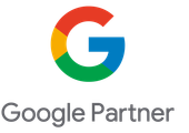 A google partner logo on a white background.