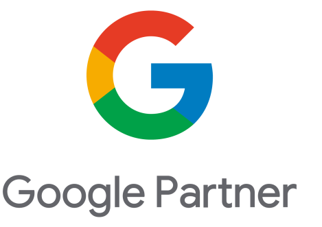 A google partner logo on a white background.