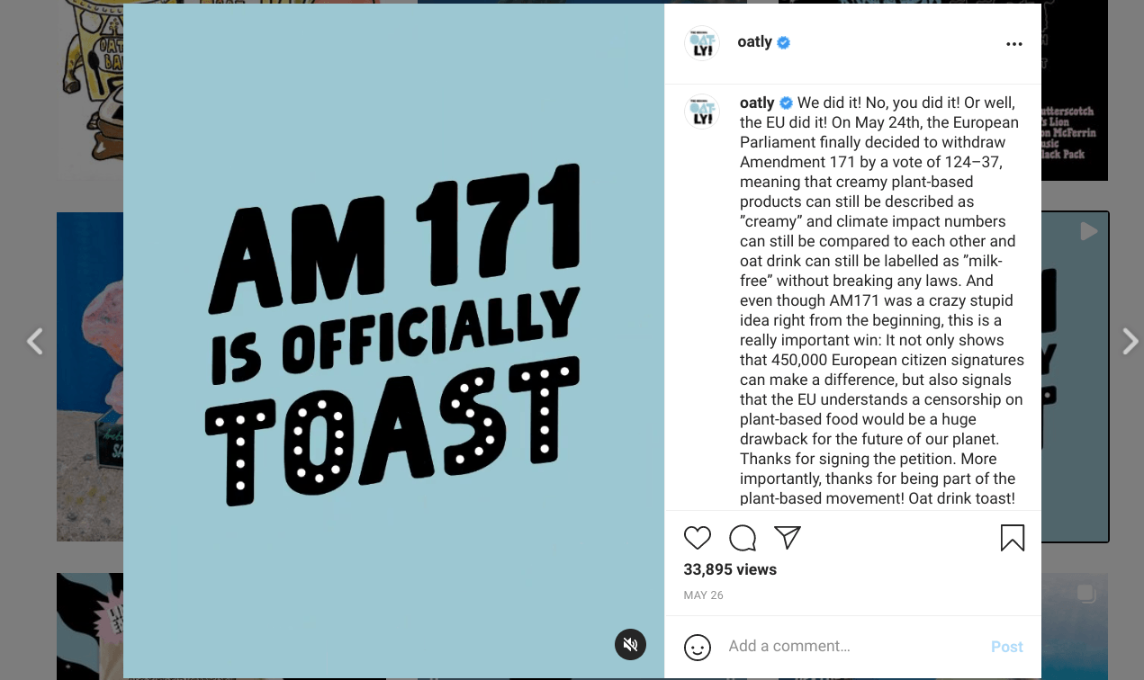 A poster that says am 171 is officially toast