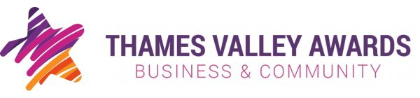 A logo for thames valley awards business and community