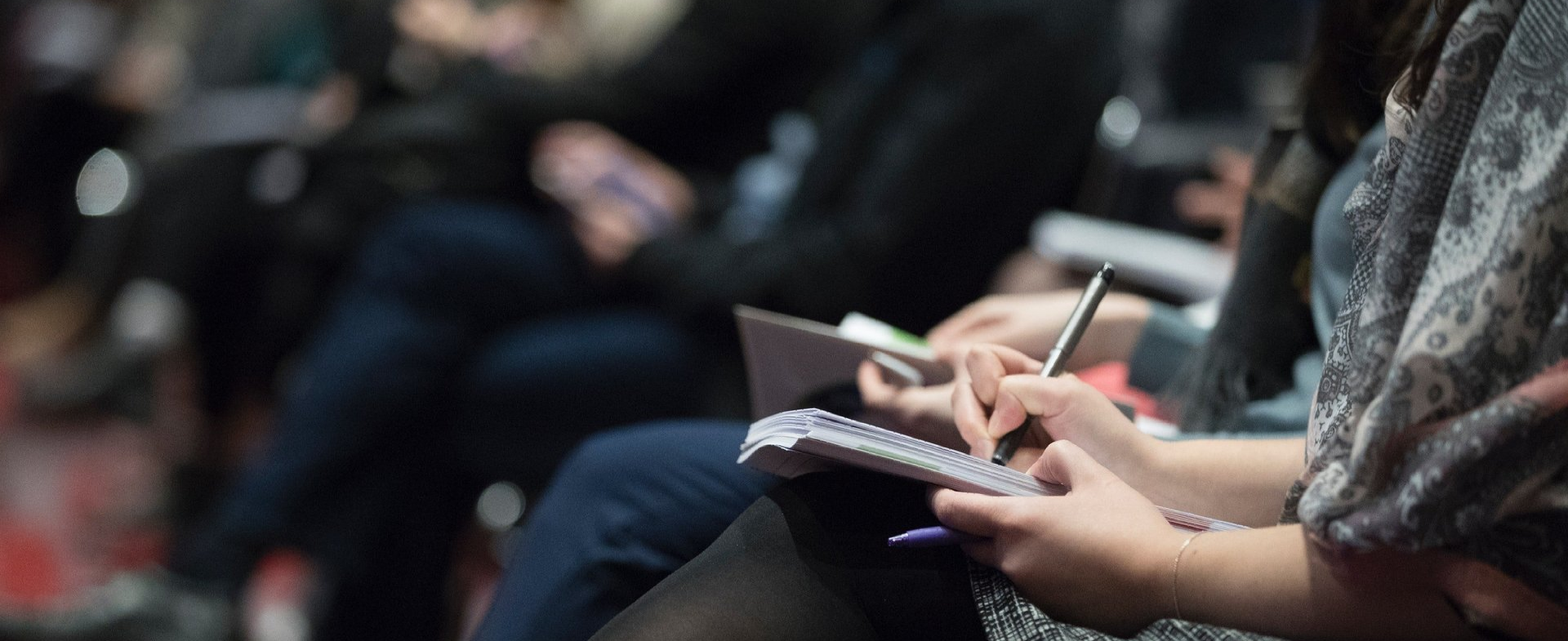 People attending conference