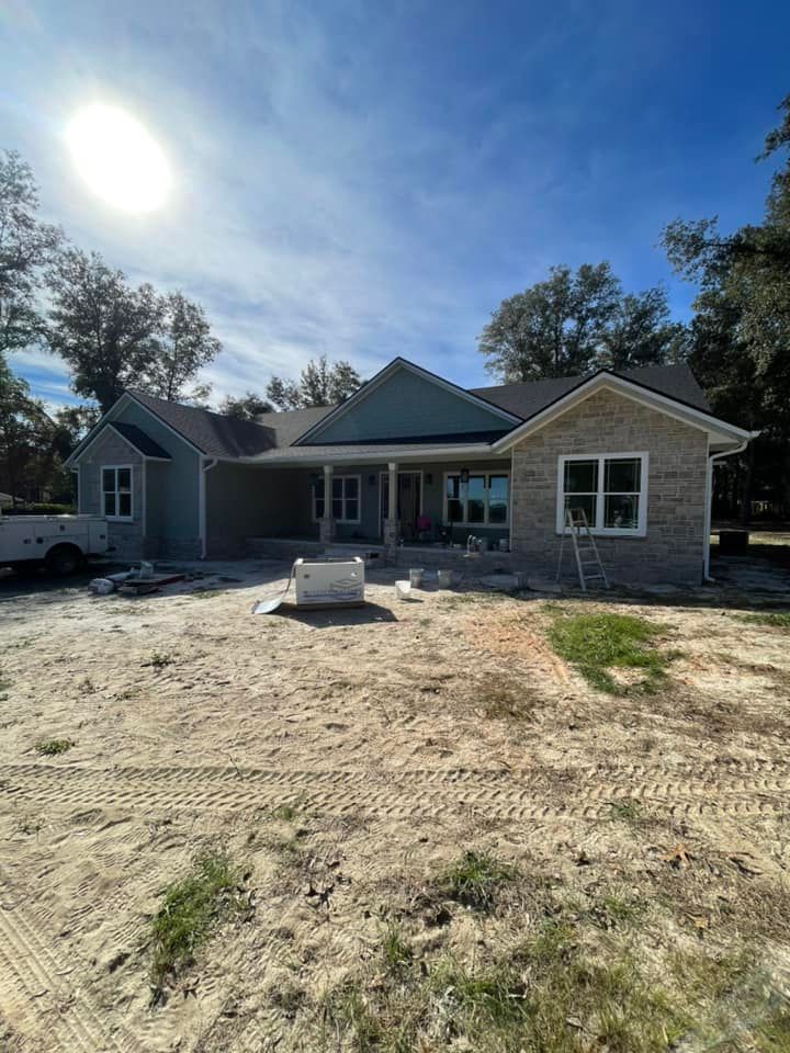Exterior house design — Brooker, FL — Streamline Seamless Gutters LLC Exterior house design — Brooker, FL — Streamline Seamless Gutters LLC
