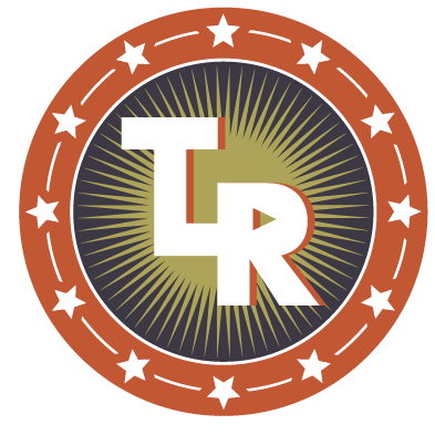 The letter lr is in a circle with stars around it
