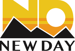 A logo for a company called new day