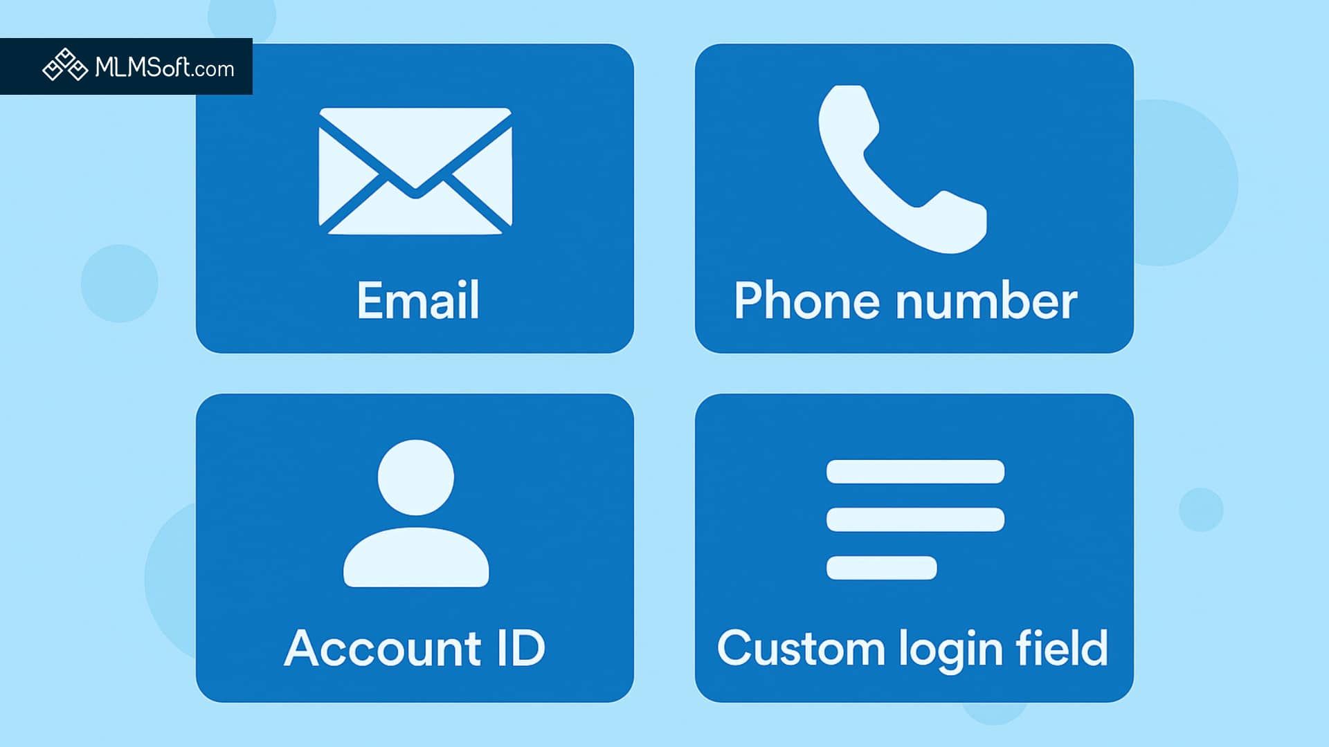 Flexible Login Options mlmsoft