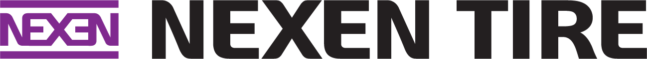 NEXEN TIRE logo, with purple and white background for the letters NEXEN, and the word TIRE in bold black.