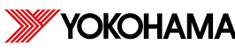 Yokohama tire company logo with red and black text.