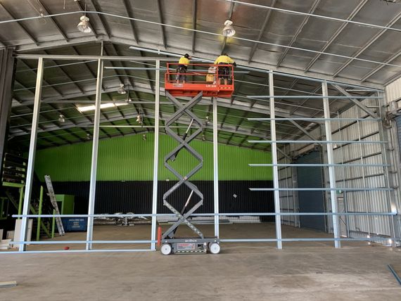Industrial Shed Build — Hallstone Constructions  in Thabeban, QLD