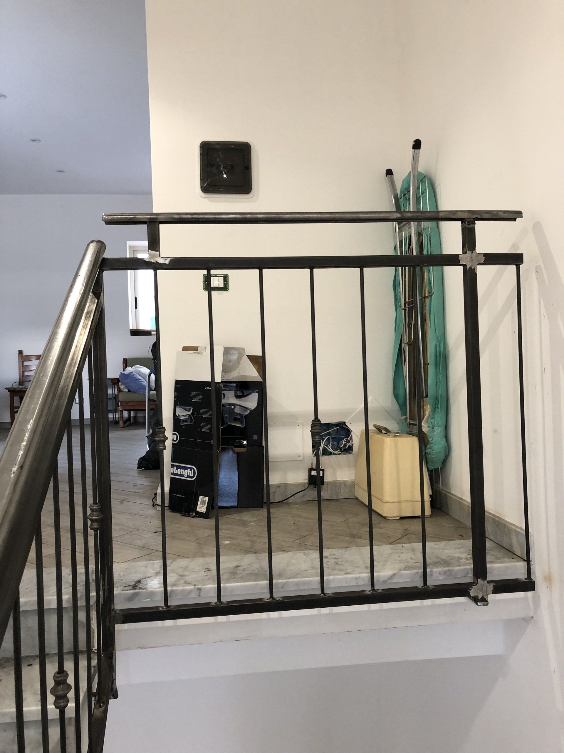 corrimano scala in ferro