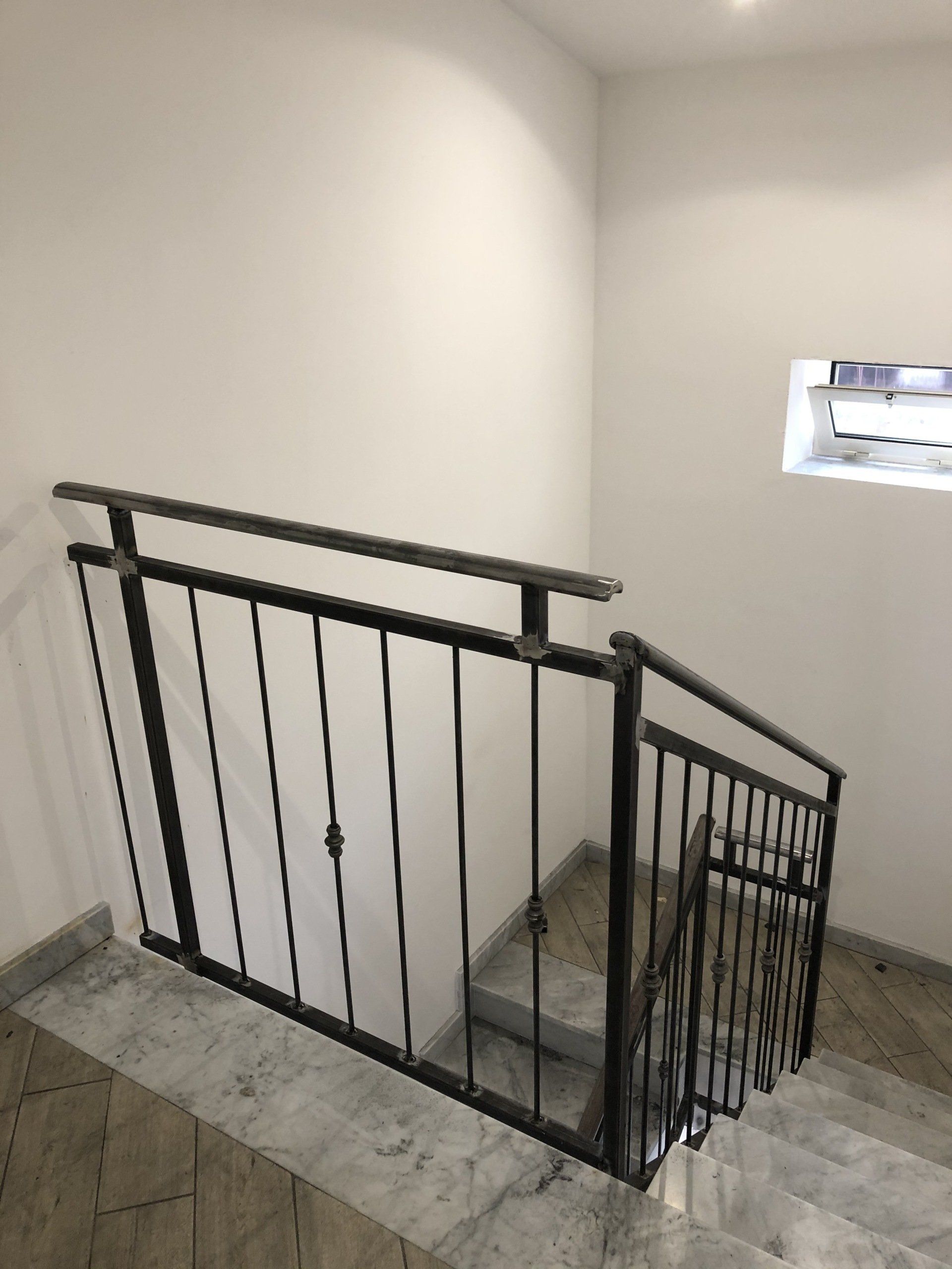 corrimano scala in ferro