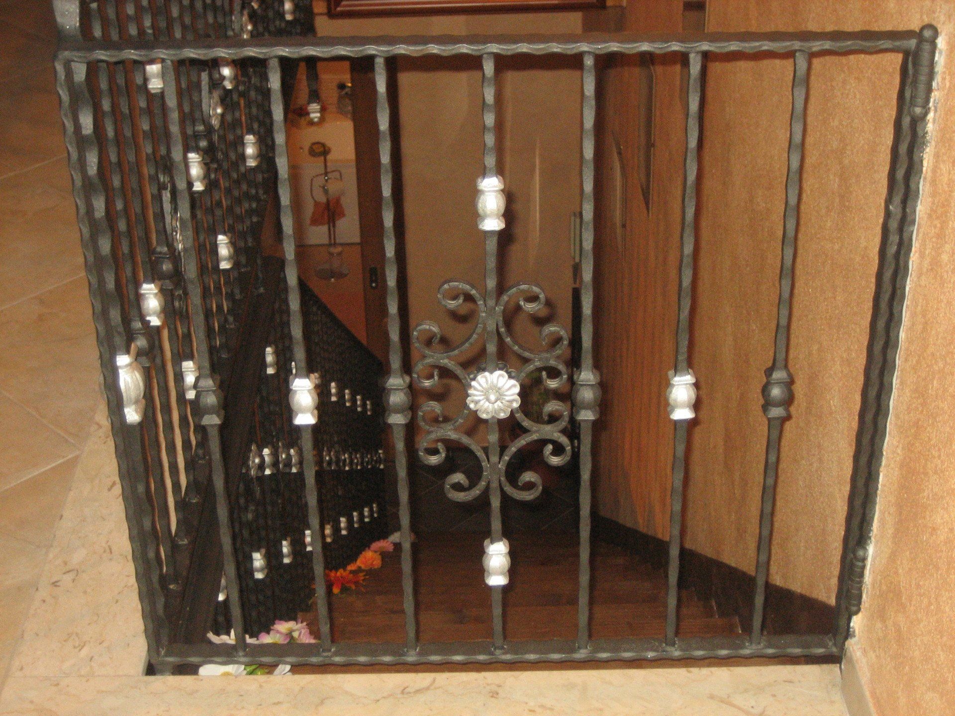 corrimano scala in ferro