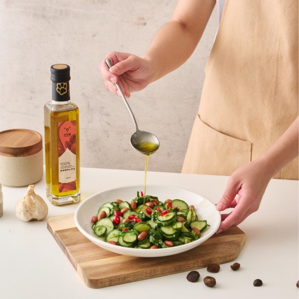 籽熊寶鮮果鮮榨山茶油(一瓶)