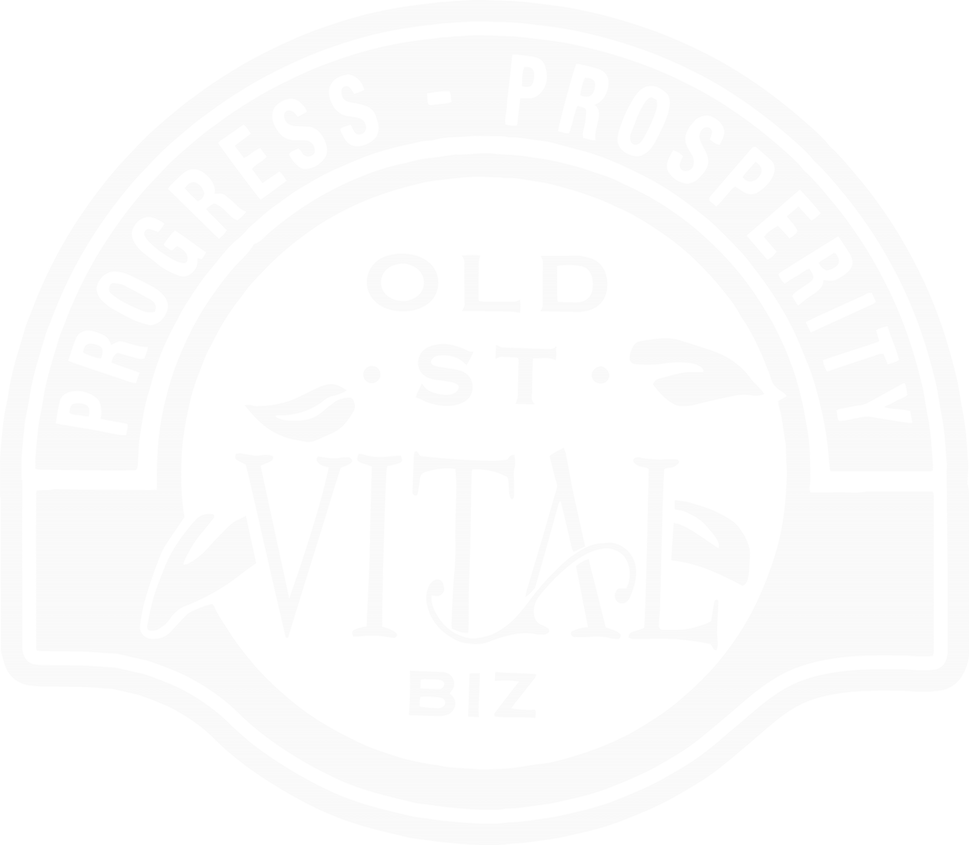 A white logo on a white background that says `` progress prosperity vital biz ''.