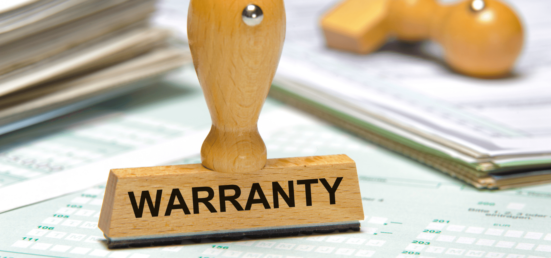 Warranty seal stamp from Dallas Siding Pros' office