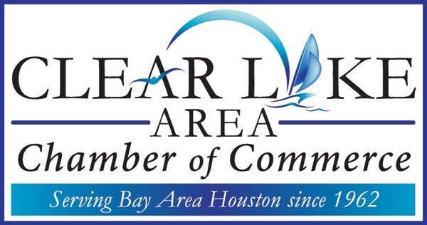 The logo for the clear lake area chamber of commerce