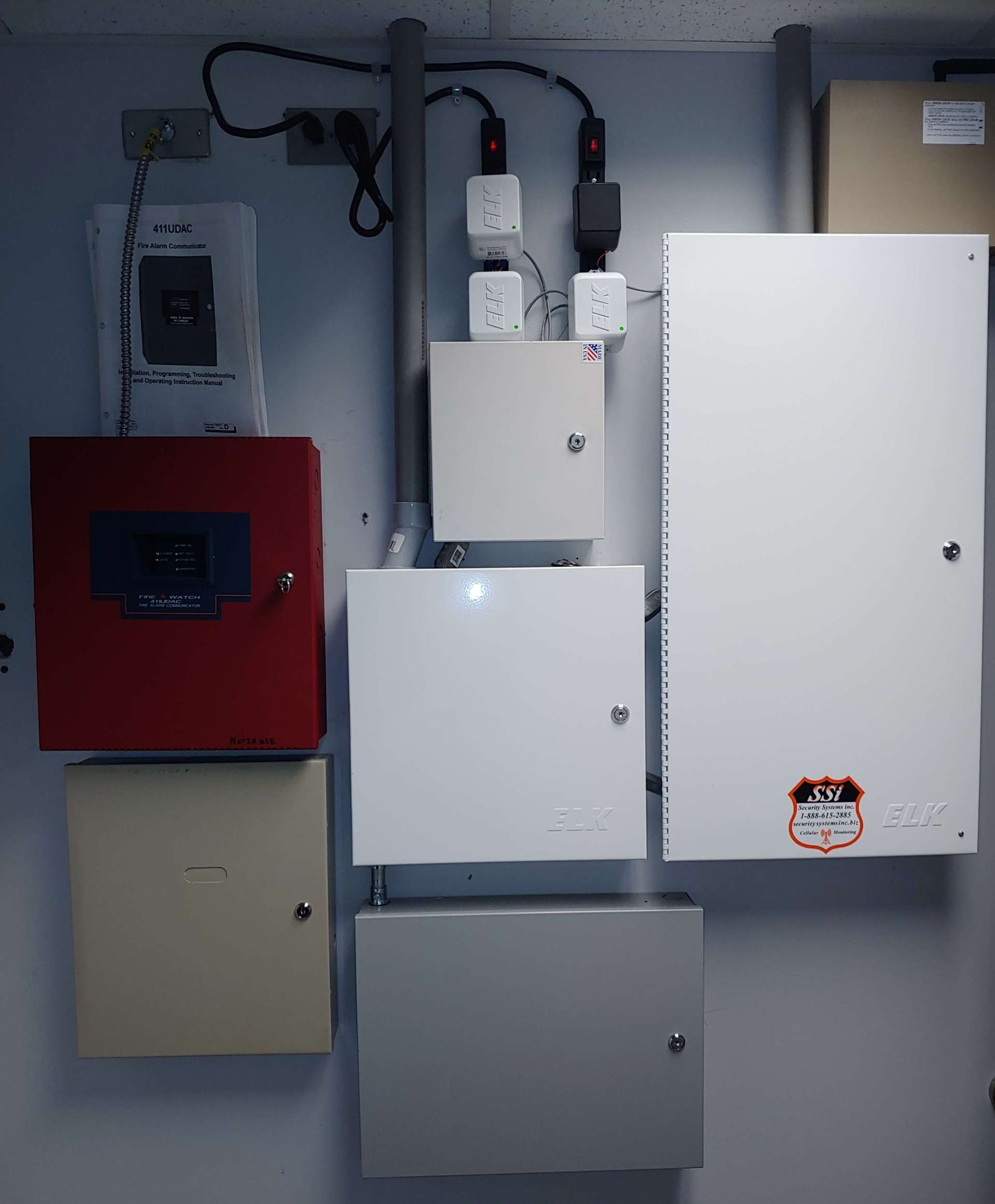 ELK installation - door closed