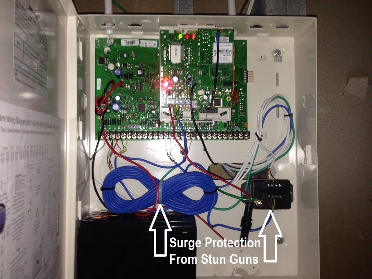 Surge protection from stun guns