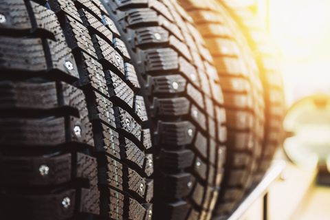Flat Tire Repair — Close Up of Tires in Waseca, MN