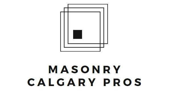 Masonry Calgary Pros logo showing three uniform squares over a smaller solid black square and the words 'Masonry Calgary Pros