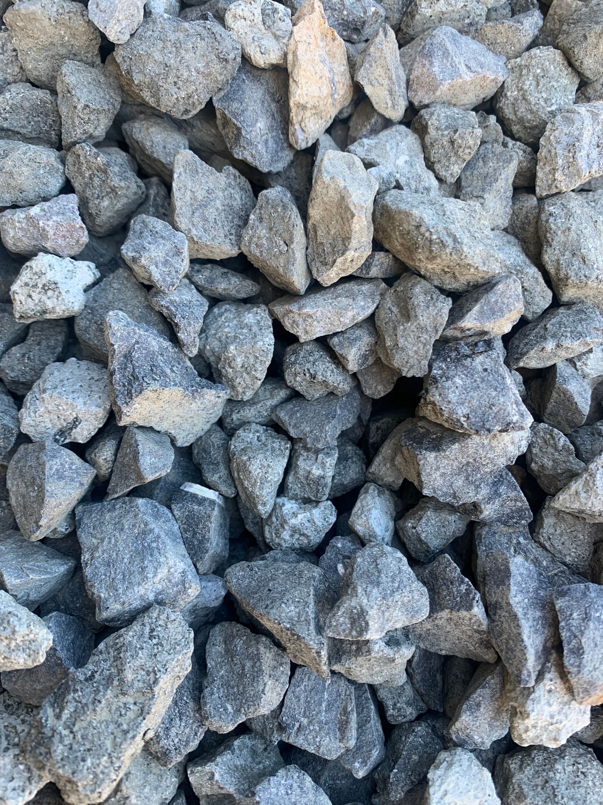 Grey crushed gravel, close-up view — Frost 4 Sand In West Gosford, NSW