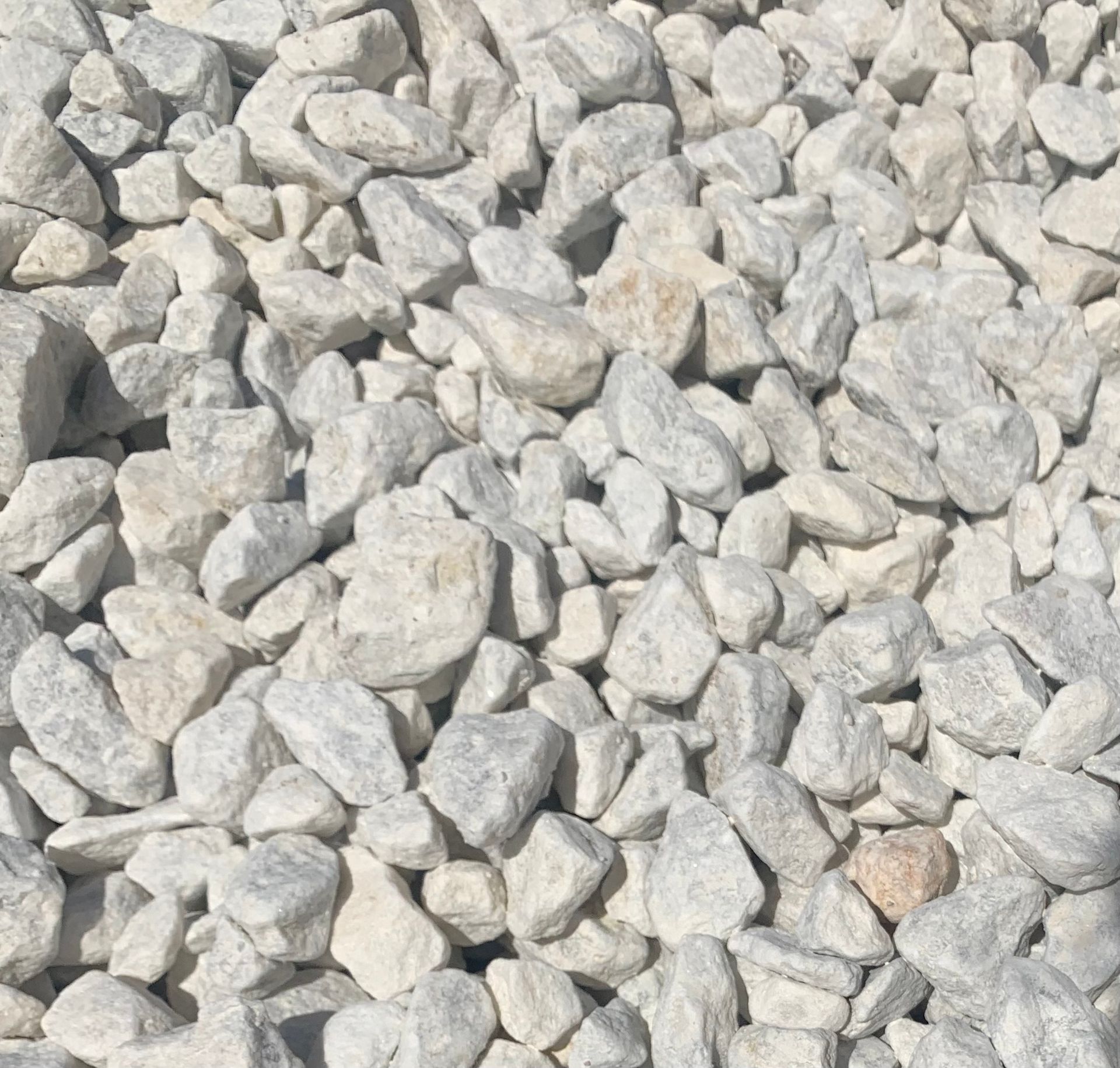 A Pile of White Gravel is Sitting on the Ground — Frost 4 Sand In West Gosford, NSW
