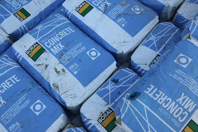 Several Bags of Concrete Mix Are Stacked on Top of Each Other — Frost 4 Sand In Tuggerah, NSW