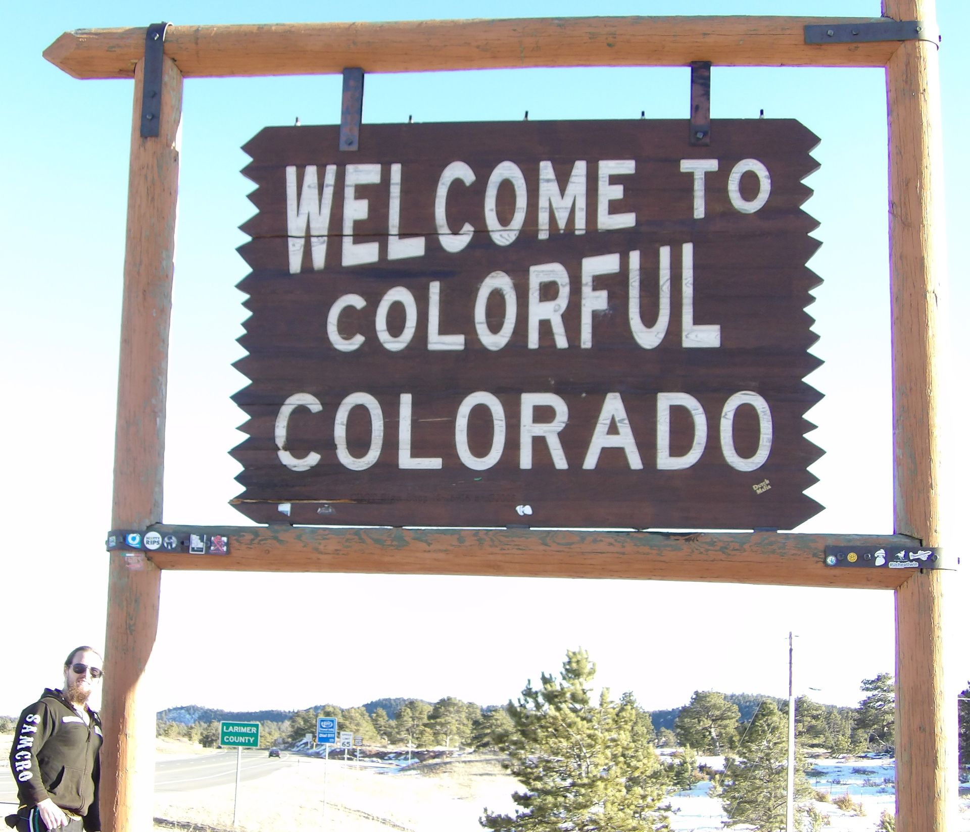 Colorado welcome sign