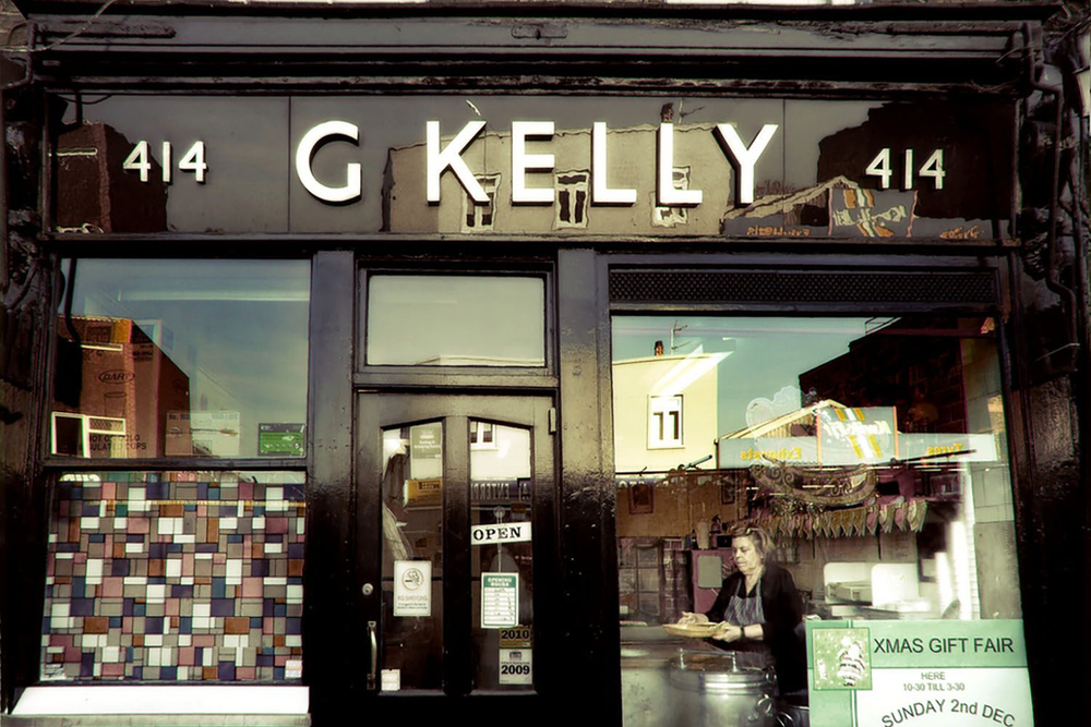 G. Kelly pie and mash in London