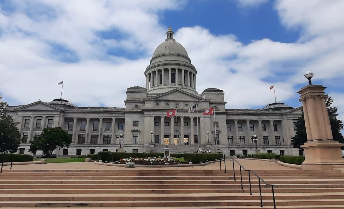 The Arkansas State Capitol in Little Rock