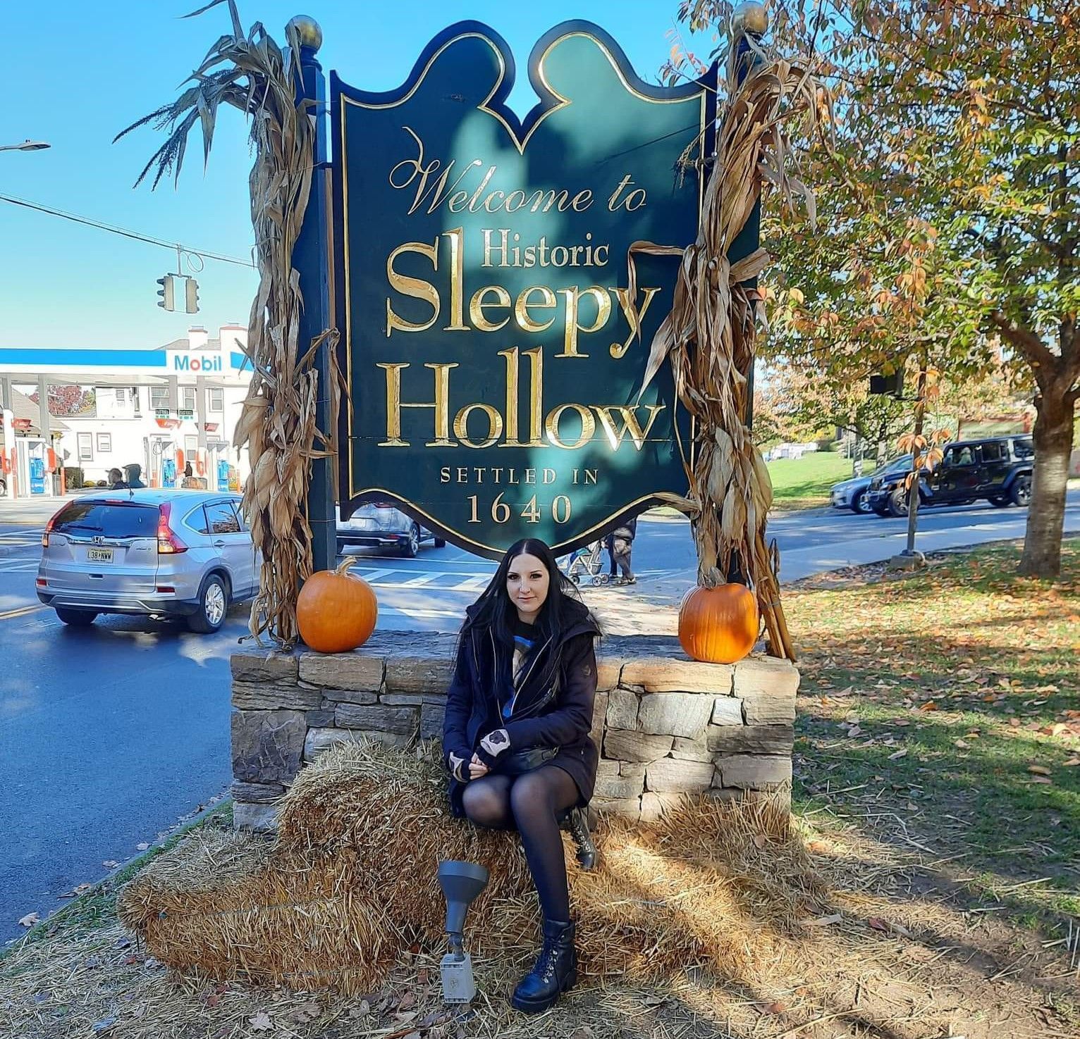 Louise in Sleepy Hollow at Halloween