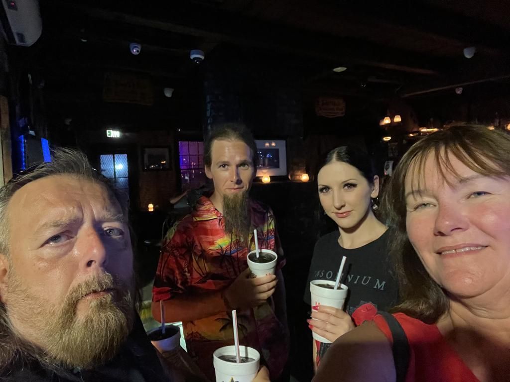Steve and Louise on a ghost tour in New Orleans