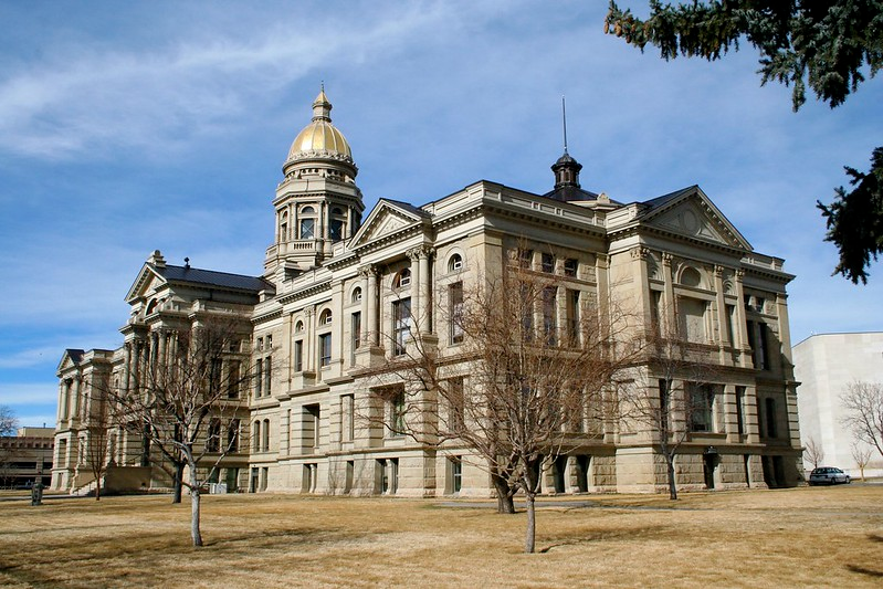 The Wyoming State Capitol in Cheyenne