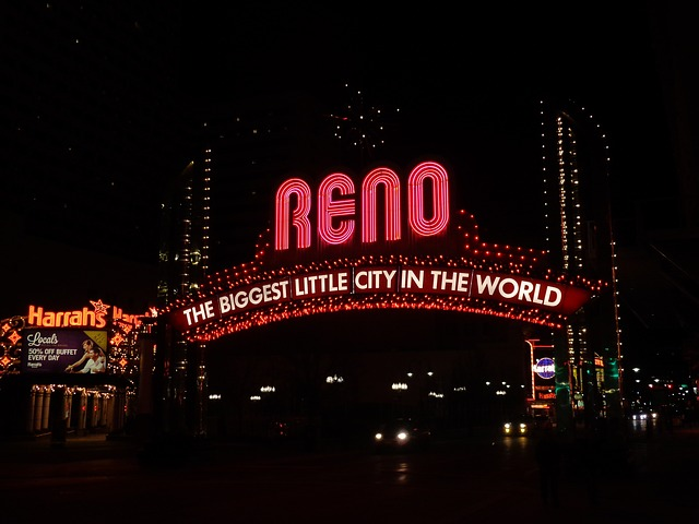 Reno is the biggest little city in the world sign