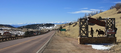 Cripple Creek Colorado sign