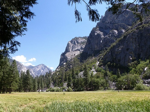 Zumwalt Meadow at Kings Canyon NP 