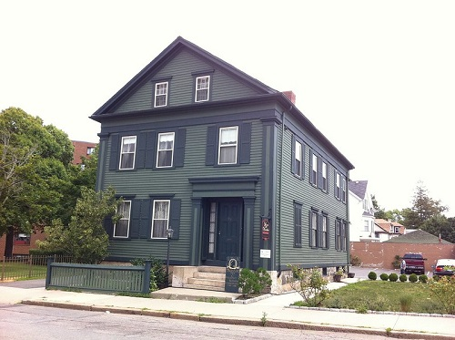 The Lizzie Borden house in fall river