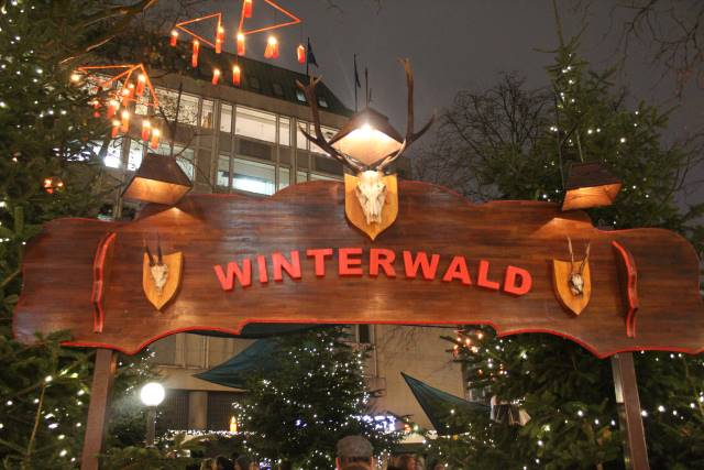 Winterwald Christmas market in Hamburg