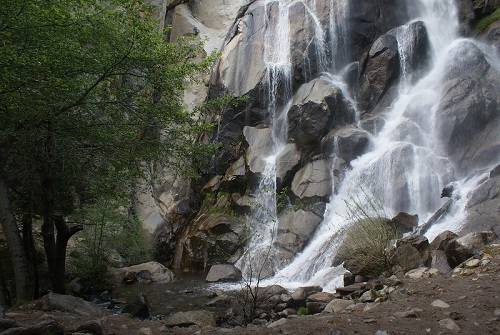 A waterfall in Kings Canyon NP